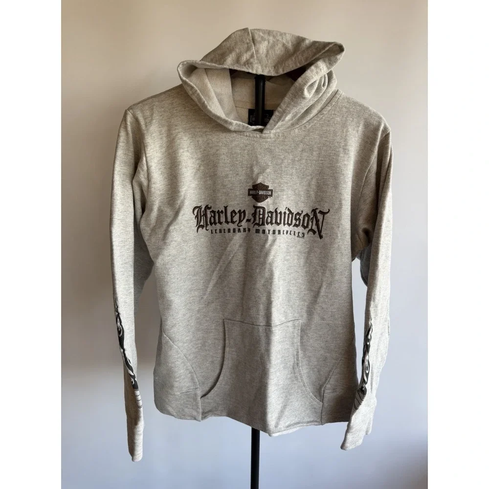 Harley Davidson Flame Zip Up Hoodie Womens Xl Hoodie Kansas Dorothy Red Slipper